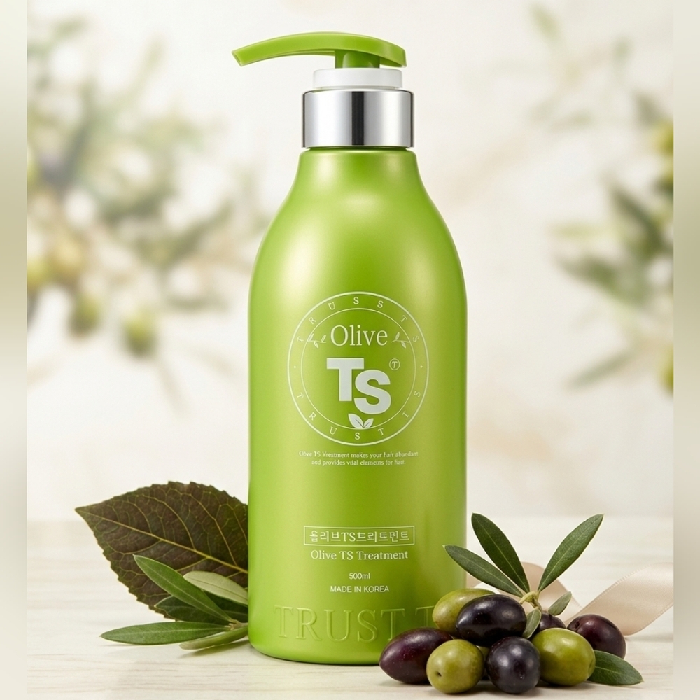 Olive TS Treatment Repair Dry Damaged Hair Pump Bottle Treatment Hair